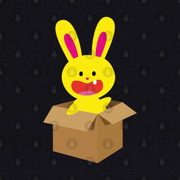 One Tooth Rabbit In The Box Surprise by HappyGiftArt